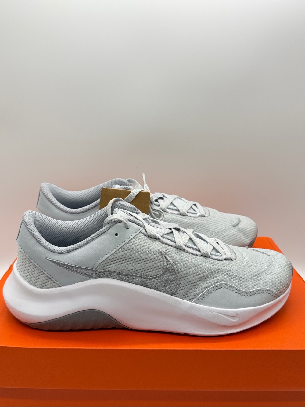 Nike Legend Essential 3 Platinum Metallic Silver DM1119-004 Women’s Size 10